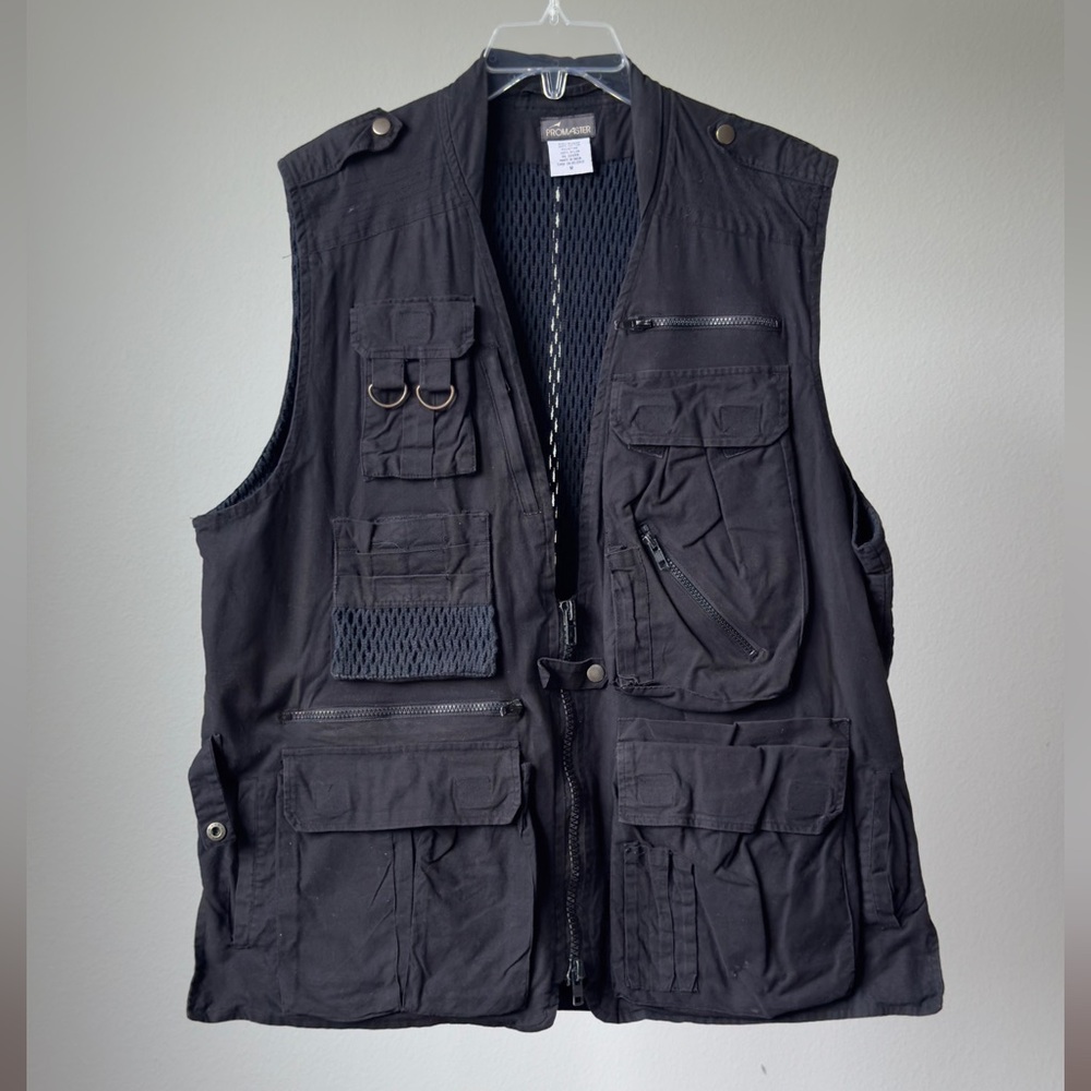 Promaster Men's Black Utility Vest, size M